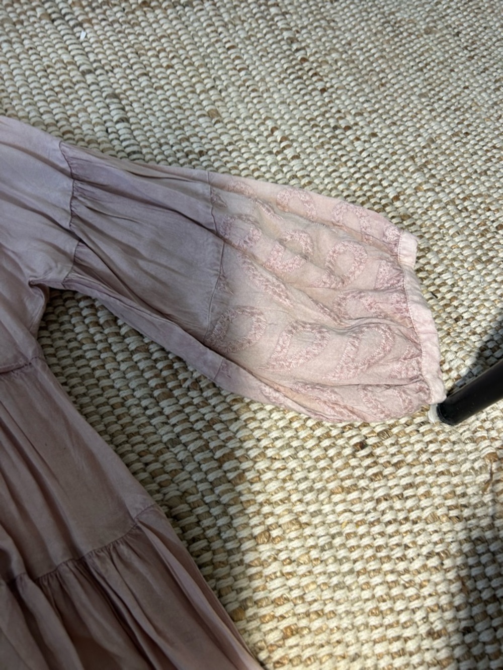 Pink Ruffle Dress - Lightweight Boho Style - Picture 3 of 7